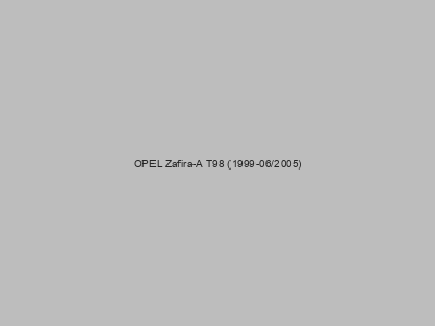 Enganches económicos para OPEL Zafira-A T98 (1999-06/2005)